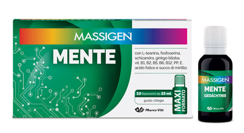 MASSIGEN MENTE 10 BOTTLES OF 25 ML