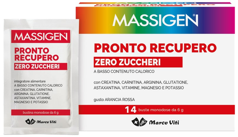 MASSIGEN READY TO RECOVER ZERO SUGAR 14 SACHETS