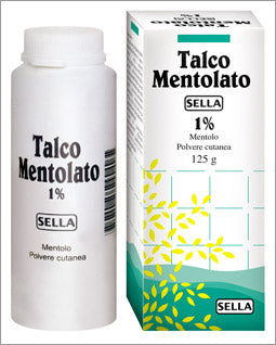 MENTHOL SELLA "1% SKIN POWDER" 1 BOTTLE 100 G"