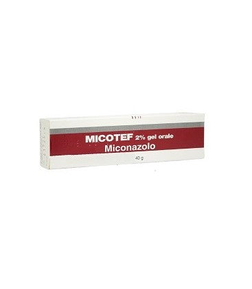 MICOTEF "2% GEL ORALE"1 TUBO DA 40 G"