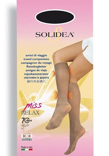 MISS RELAX 70 SHEER GAMBALETTO NERO 1 S