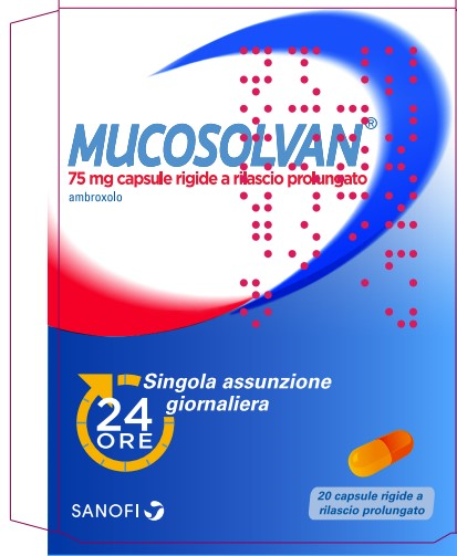 MUCOSOLVAN 75 MG CAPSULE RIGIDE A RILASCIO PROLUNGATO