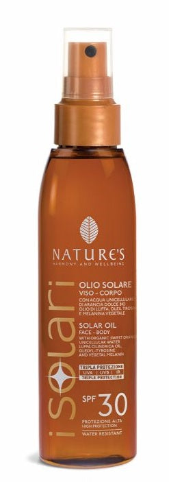 NATURE'S I SOLARI OLIO SOLARE VISO CORPO SPF 30 150 ML