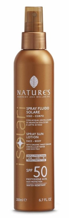 NATURE'S I SOLARI SPRAY FLUIDO SPF50 200 ML