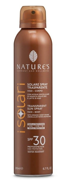 SOLARI NATURE'S SPR TRAS SPF30