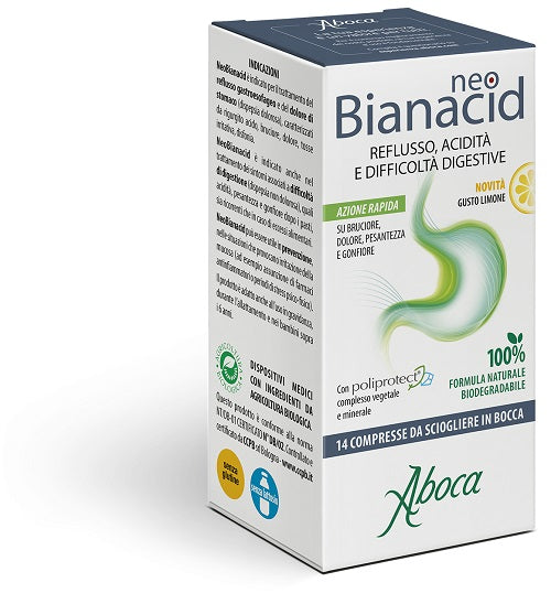 NEOBIANACID 14 COMPRESSE LIMONE
