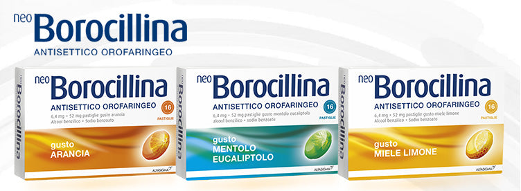 NEO BOROCILLINA ANTISETTICO OROFARINGEO 6,4 MG + 52 MG