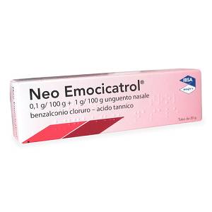 NEOEMOCICATROL 1 MG/G + 20 MG/G G UNGUENTO NASALE TUBO 20 G