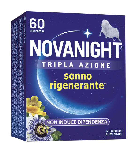 NOVANIGHT TRIPLA AZIONE SONNO RIGENERANTE 60 COMPRESSE