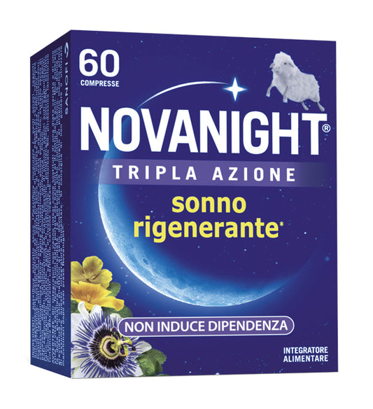 NOVANIGHT TRIPLA AZIONE SONNO RIGENERANTE 60 COMPRESSE