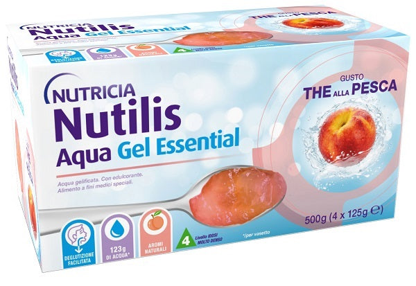 NUTILIS AQUA GEL PEACH 4 PIECES OF 125 G