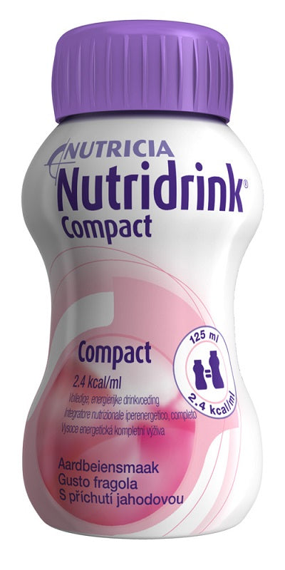 NUTRIDRINK COMPACT STRAWBERRY 4X125 ML
