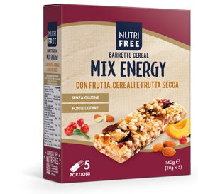 NUTRIFREE CEREAL MIX ENERGY BARS 28 GX 5