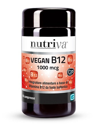 NUTRIVA VEGAN B12 60 TABLETS 1000MCG