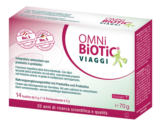 OMNI BIOTIC TRAVEL 14 SACHETS OF 5 G