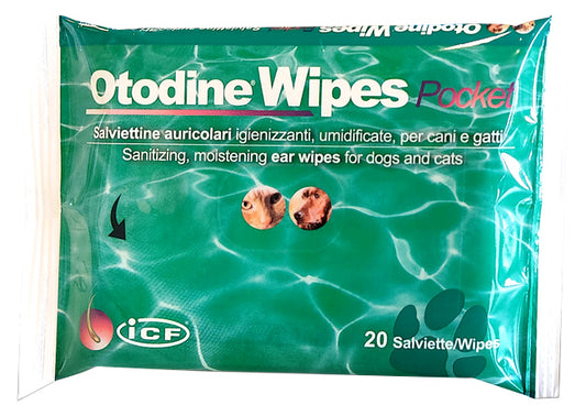 OTODINE WIPES POCKET 20 PEZZI