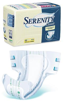 SERENITY CLASSIC SUPER MEDIUM SIZE INCONTINENCE PANTS 30 PIECES