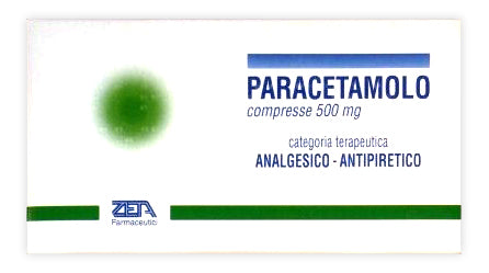 PARACETAMOL ZETA "500 MG TABLETS" 20 TABLETS"