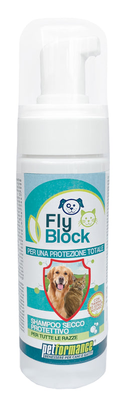 PETFORMANCE FLYBLOCK SHAMPOO SECCO CANI/GATTI 150 ML