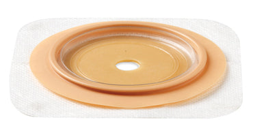 PLACCA NATURA+ PIANA RITAGLIABILE IN IDROCOLLOIDE STOMAHESIVE E CEROTTO POROSO FLANGIA 57 MM 5 PEZZI