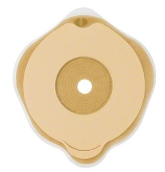 FLEXIMA KEY FLAT PLATE 60 MM WITH HYDROCOLLOID SKIN PROTECTOR AND 5-PIECE FLANGE