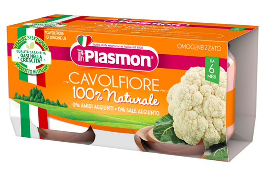 PLASMON OMOGENEIZZATO CAVOLFIORE 2 X 80 G