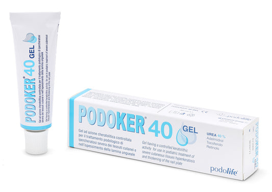 PODOKER 40 GEL AZIONE CHERATOLITICA TUBO DA 30 ML CON APPLICATORE