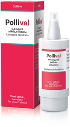 POLLIVAL 0.5 MG/ML EYE DROPS, SOLUTION, 1 MULTIDOSE CONTAINER OF 10 ML WITH CAP AND AIR-TIGHT SYSTEM