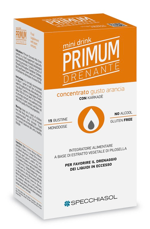 PRIMUM DRENANTE MINIDRINK ARANCIA 15 STICK DA 10 ML