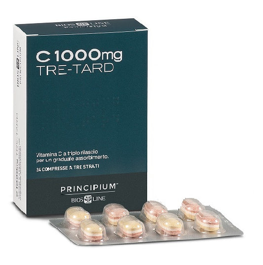 PRINCIPIUM C 1000 MG TRE-TARD 24 COMPRESSE A TRE STRATI