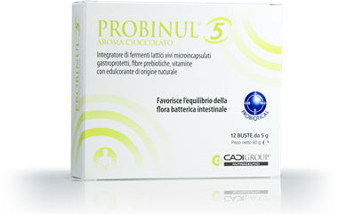 PROBINUL 5 12 SACHETS 5 G CHOCOLATE FLAVOR