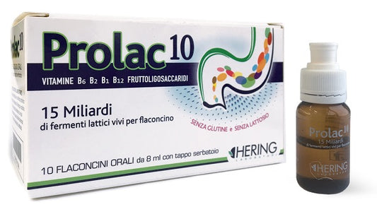 PROLAC10 LACTIC FERMENTS 15 BILLION 10 VIALS 8 ML