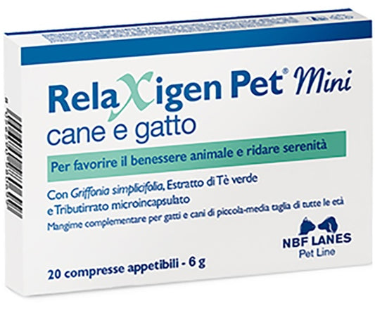 RELAXIGEN PET MINI BLISTER 20 TABLETS