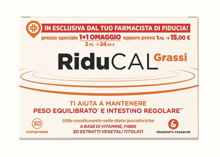 RIDUCAL GRASSI 30 COMPRESSE