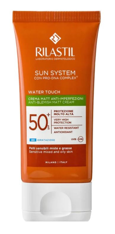 RILASTIL SUN SYSTEM WATER TOUCH MAT CREMA SPF50+ 50 ML