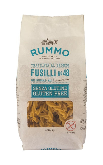 RUMMO FUSILLI N48 DI RISO INTEGRALE E MAIS 400 G