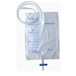 DISPOSABLE NON-STERILE BED URINE COLLECTION BAG CAPACITY 2000 ML WITH CONNECTING TUBE LENGTH 130 CM DIAMETER 5X7 MM NON-RETURN VALVE 1 HOOK 30 PIECES