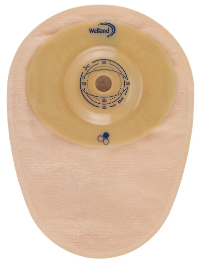 SACCA PER COLOSTOMIA WELLAND AURUM CONVEX COLO MIDI OPACA RITAGLIABILE DIAMETRO 13-25 MM INIZIO CONVESSITA' 25 MM 10 PEZZI