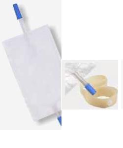 SACCA PER URINA GAMBA CON SCARICO 10 PEZZI