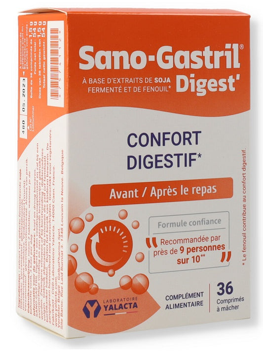 SANO GASTRIL DIGEST 36 TABLETS