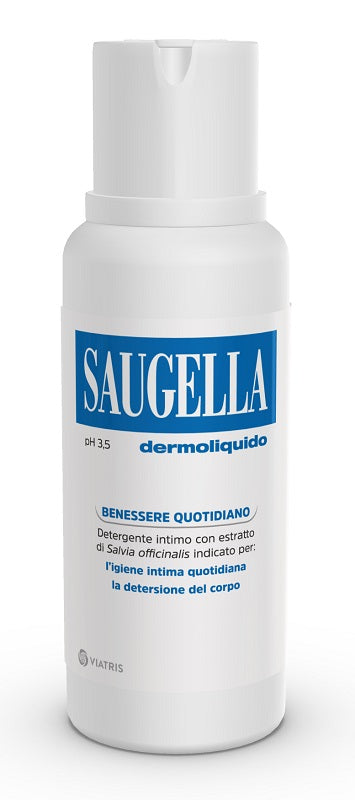 SAUGELLA DERMOLIQUIDO PH 3,5 DETERGENTE INTIMO BENESSERE QUOTIDIANO 250 ML