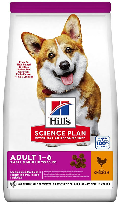 SCIENCE PLAN CANINE ADULT SMALL&MINI CHICKEN 1,5 KG