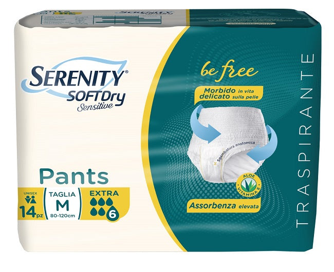 SERENITY PANTS SD SENSITIVE EXTRA M 14 PIECES