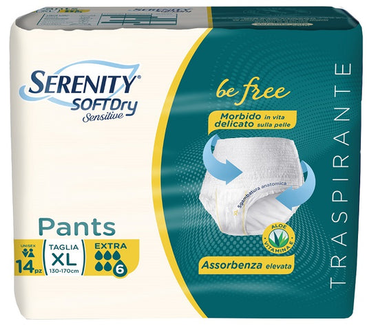 SERENITY PANTS SD SENSITIVE EXTRA XL 14 PIECES