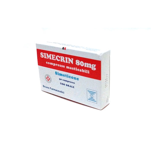 SIMECRIN "80 MG COMPRESSE MASTICABILI"30 COMPRESSE"