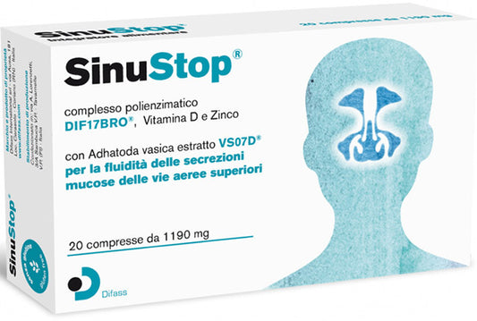 SINUSTOP 20CPR 1190 MG