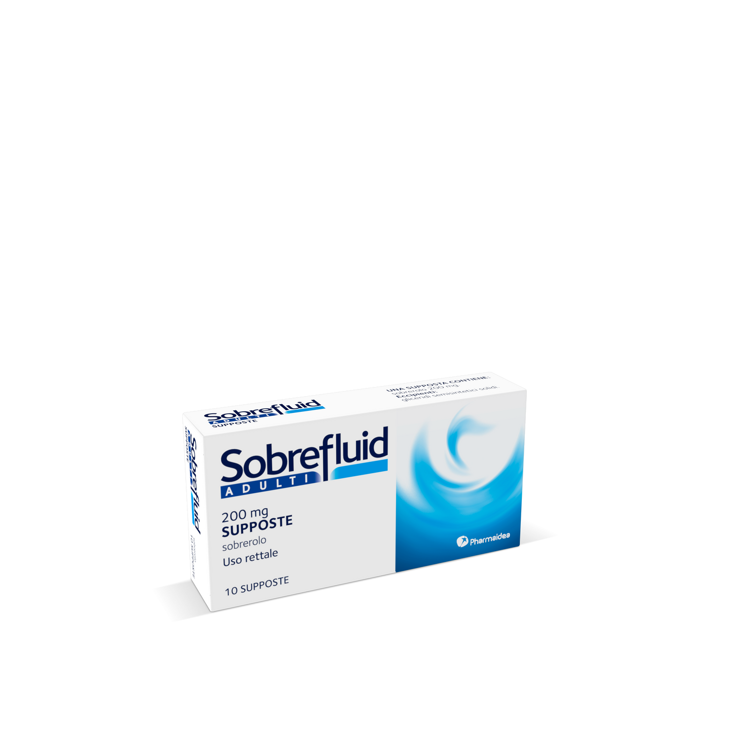 SOBREFLUID ADULTS 200 MG SUPPOSITORIES 10 SUPPOSITORIES