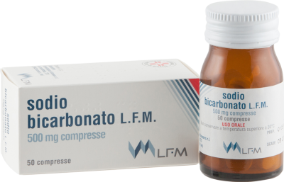 SODIO BICARB 500 MG COMPRESSE 50 COMPRESSE