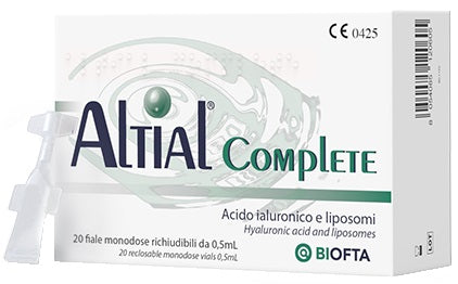 ALTIAL COMPLETE OPHTHALMIC LUBRICATING SOLUTION 4 STRIPS OF 5 BOTTLES OF 0.5 ML
