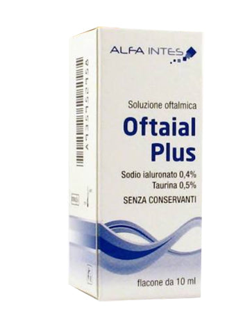 OFTAIAL PLUS OPHTHALMIC SOLUTION 0.4% HYALURONIC ACID AND TAURINE 10ML